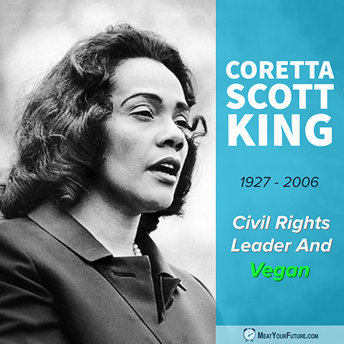 Coretta Scott King - Civil Rights Leader and Vegan | Meat Your Future